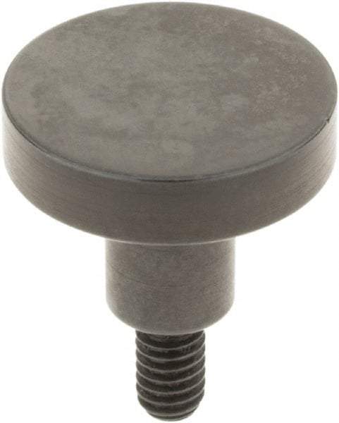 SPI - #4-48, 1/2" Ball Diam, Steel Flat Contact Point - 3/8" Contact Point Length, Use with Dial Indicators - Apex Tool & Supply