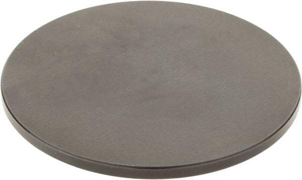 SPI - #4-48, 2-1/2" Ball Diam, Black Oxide Steel Flat Button Contact Point - 1/4" Contact Point Length, Use with Dial Indicators - Apex Tool & Supply
