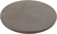 SPI - #4-48, 2-1/2" Ball Diam, Black Oxide Steel Flat Button Contact Point - 1/4" Contact Point Length, Use with Dial Indicators - Apex Tool & Supply