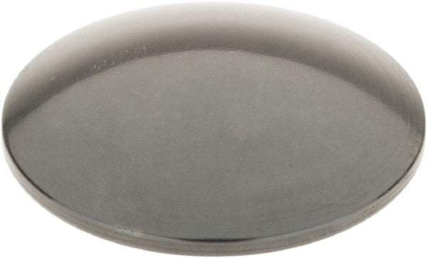 SPI - #4-48, 3/4" Ball Diam, Black Oxide Steel Radius Button Contact Point - 1/4" Contact Point Length, Use with Dial Indicators - Apex Tool & Supply