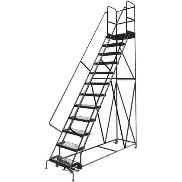 TRI-ARC - Rolling & Wall Mounted Ladders & Platforms Type: Rolling Warehouse Ladder Style: Rolling Platform Ladder - Apex Tool & Supply