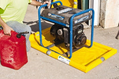 Enpac - Spill Pallets, Platforms, Sumps & Basins Type: Absorbent Pad Sump Capacity (Gal.): 0.59 - Apex Tool & Supply