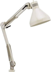 O.C. White - 43 Inch, Spring Suspension, Clamp on, LED, Shadow White, General Purpose Task Light - 250 Watt, 120 Volt, Nonmagnifying - Apex Tool & Supply