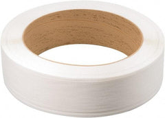 Nifty Products - 7,200' Long x 1/2" Wide, Oscillated Coil Polypropylene Strapping - 500 Lb Capacity, 0.02" Thick - Apex Tool & Supply