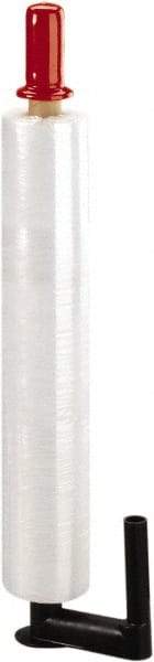 Nifty Products - 20" x 1,000' 75 Gauge Clear Hand Held Stretch & Pallet Wrap with Extended Core - Apex Tool & Supply