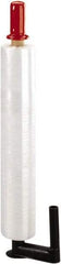 Nifty Products - 20" x 1,000' 75 Gauge Clear Hand Held Stretch & Pallet Wrap with Extended Core - Apex Tool & Supply