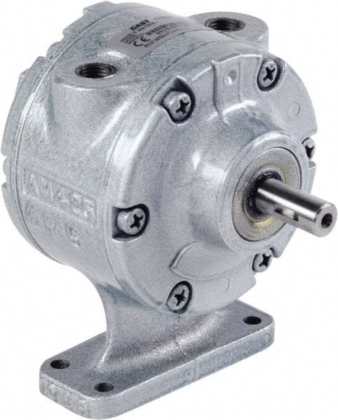 Gast - 1.7 hp Reversible Face Air Actuated Motor - 0:00 Gear Ratio, 3,000 Max RPM, 1.94" Shaft Length, 5/8" Shaft Diam - Apex Tool & Supply