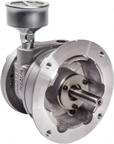 Gast - 4 hp Reversible Flange Air Actuated Motor - 0:00 Gear Ratio, 3,000 Max RPM, 2.06" Shaft Length, 5/8" Shaft Diam - Apex Tool & Supply