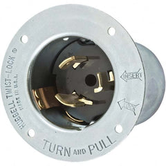 Hubbell Wiring Device-Kellems - 480V 50A NonNEMA Industrial Twist Lock Inlet - Apex Tool & Supply