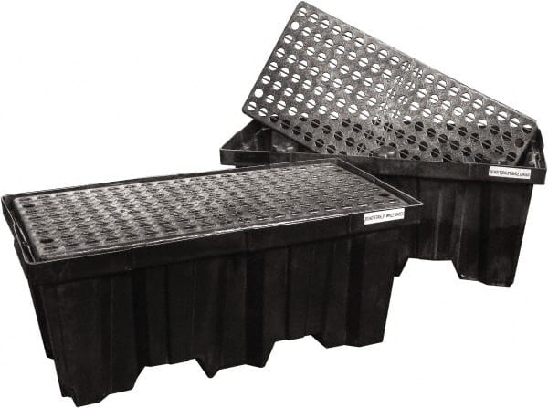 Enpac - Spill Pallets, Platforms, Sumps & Basins Type: Spill Deck or Pallet Number of Drums: 2 - Apex Tool & Supply