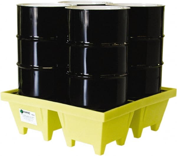 Enpac - Spill Pallets, Platforms, Sumps & Basins Type: Spill Deck or Pallet Number of Drums: 4 - Apex Tool & Supply
