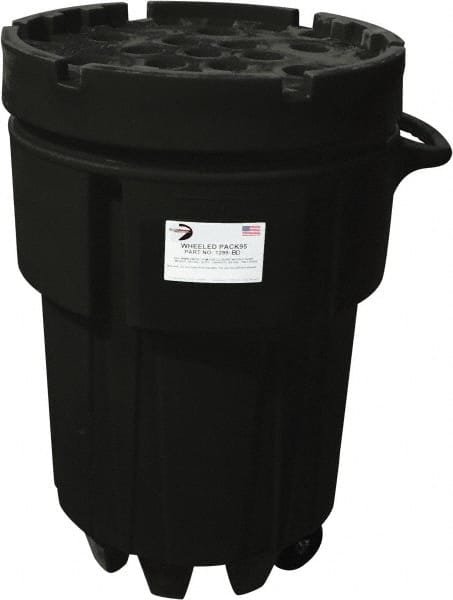 Enpac - Overpack & Salvage Drums Type: Salvage Drum w/Wheels Total Capacity (Gal.): 95.00 - Apex Tool & Supply