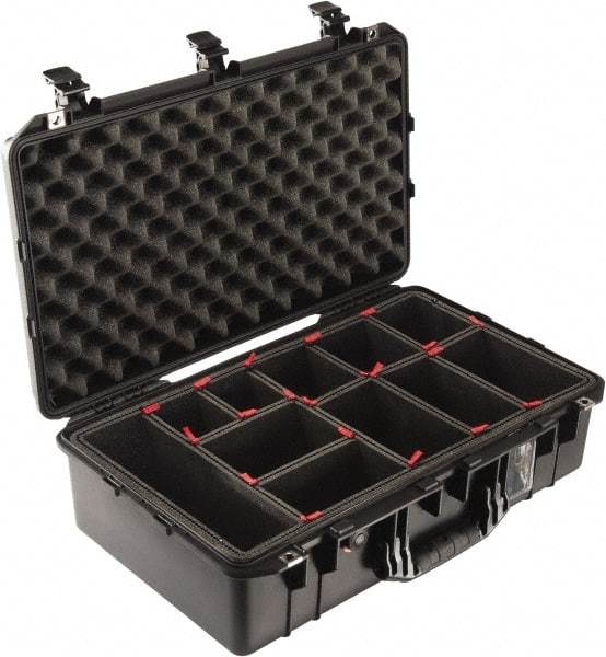 Pelican Products, Inc. - Tool Box Foam Insert Set - 14-1/2" Wide x 9-1/4" Deep x 22-5/8" High, Black, For Pelican Case 1535 - Apex Tool & Supply