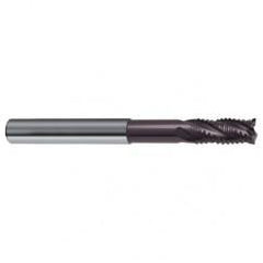 6mm Dia. - 80mm OAL - Variable Helix Firex Carbide - End Mill - 4 FL - Apex Tool & Supply