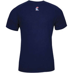 National Safety Apparel - Size 2XL Navy Blue Flame Resistant/Retardant Short Sleeve Base Layer Shirt - Apex Tool & Supply