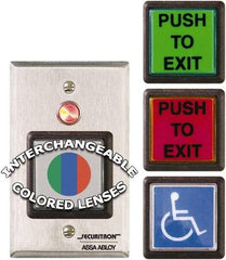 Securitron - Electromagnet Lock Accessory - Momentary Push Button - Request to Exit - Apex Tool & Supply