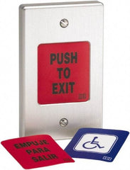 Linear - Electromagnet Lock Accessory - Momentary Push Button - Request to Exit - Apex Tool & Supply