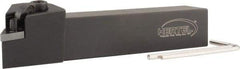 Hertel - MDJN, Left Hand Cut, 1-1/4" Shank Height x 1-1/4" Shank Width, Negative Rake Indexable Turning Toolholder - 6" OAL, DN..432 Insert Compatibility, Series Multi-Option - Apex Tool & Supply