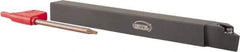 Hertel - SVJB, Right Hand Cut, 3/8" Shank Height x 3/8" Shank Width, Positive Rake Indexable Turning Toolholder - 6" OAL, VB..221 Insert Compatibility, Series Screw-Type - Apex Tool & Supply