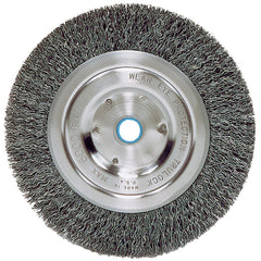 ‎Vortec Pro 6″ Narrow Face Crimped Wire Wheel, .014″ Steel Fill, 5/8″-1/2″ Arbor Hole, Retail Pack - Apex Tool & Supply