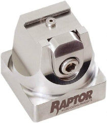 Raptor Workholding - 3/4" Jaw Width, 2-1/8" High x 2.07" Long x 2.07" Wide Dovetail Vise - For Use with 4 & 5 Axis Workholding Systems - Apex Tool & Supply