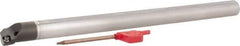 Hertel - 1.2" Min Bore Diam, 12" OAL, 1" Shank Diam, E16SCLPR3 Indexable Boring Bar - 6" Max Bore Depth, CP.. 32.5 Insert, Screw-On Holding Method - Apex Tool & Supply