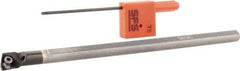 Hertel - 0.77" Min Bore Diam, 10" OAL, 5/8" Shank Diam, E10SCLPR3 Indexable Boring Bar - 3-3/4" Max Bore Depth, CP.. 32.52 Insert, Screw-On Holding Method - Apex Tool & Supply