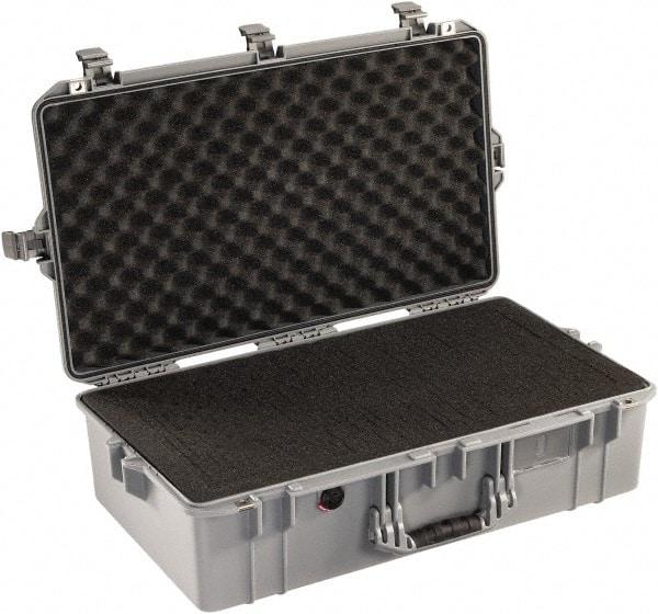 Pelican Products, Inc. - 16-49/64" Wide x 9-1/8" High, Aircase w/Foam - Silver - Apex Tool & Supply