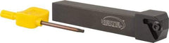 Hertel - External Thread, Right Hand Cut, 7/8" Shank Width x 5/8" Shank Height Indexable Threading Toolholder - 0.1772" OAL, TN..32NV, TP..32NV Insert Compatibility, STVO Toolholder, Series STVO - Apex Tool & Supply