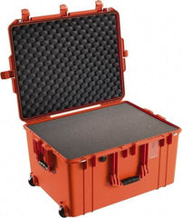 Pelican Products, Inc. - 20-21/32" Wide x 14-7/8" High, Aircase w/Foam & Wheels - Orange - Apex Tool & Supply