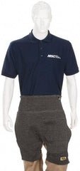 PRO-SAFE - Size Universal ATA Cut Resistant Chaps - No Pockets, Charcoal, ANSI Cut Level 4 - Apex Tool & Supply
