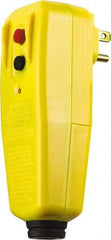Tower - 1 Outlet, 125 Volt, 15 Amp, Yellow, Right Angle GFCI Plug - 1-15P NEMA Configuration, cUL, UL File E174279 - Apex Tool & Supply