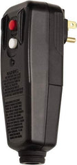 Tower - 1 Outlet, 125 Volt, 15 Amp, Black, Right Angle GFCI Plug - 1-15P NEMA Configuration, cUL, UL File E174279 - Apex Tool & Supply