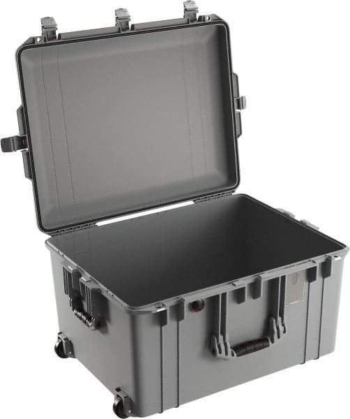 Pelican Products, Inc. - 20-21/32" Wide x 14-7/8" High, Aircase w/Wheels - Silver - Apex Tool & Supply