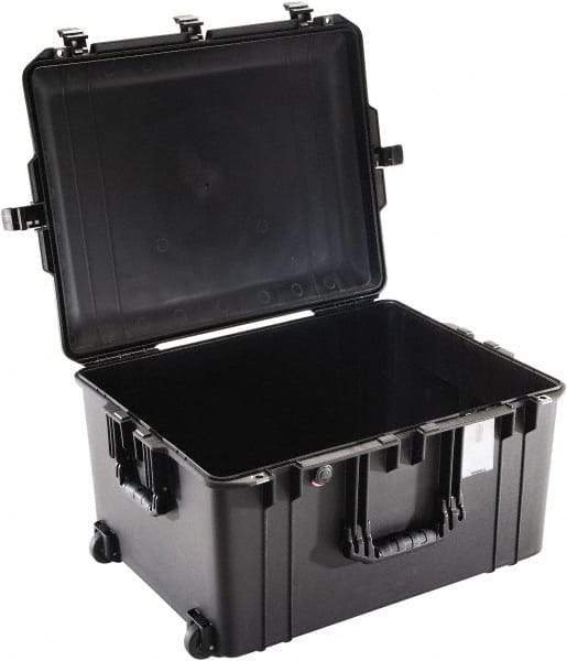 Pelican Products, Inc. - 20-21/32" Wide x 14-7/8" High, Aircase w/Foam & Wheels - Black - Apex Tool & Supply