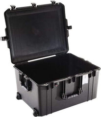 Pelican Products, Inc. - 20-21/32" Wide x 14-7/8" High, Aircase w/Foam & Wheels - Black - Apex Tool & Supply