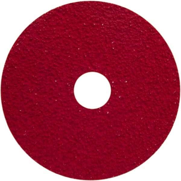Norton - 36 Grit, 7" Disc Diam, 5/8-11 Center Hole, Type 29 Ceramic Alumina Flap Disc - 8,600 Max RPM, Fiberglass Backing, Arbor Attaching System, Coated - Apex Tool & Supply