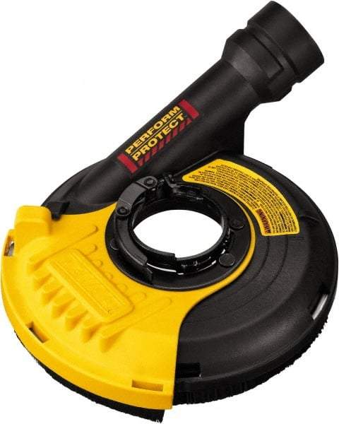 DeWALT - 5" Diam Grinder Dust Shroud - For Use with Dewalt 4 to 5" Grinders - Apex Tool & Supply