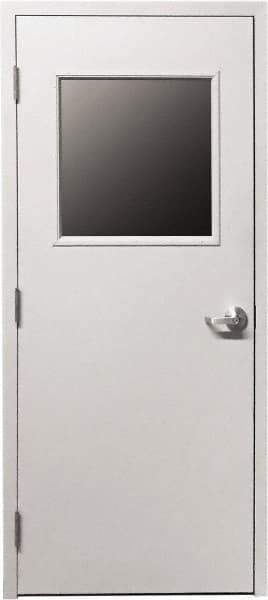 Portafab - 3' Wide x 7' High, Swing Door for Temporary Structures - Apex Tool & Supply