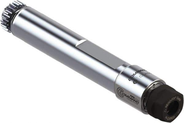 Command Tooling - 0.5mm to 13mm Capacity, 62mm Projection, Swiss Citizen, ER20 Collet Chuck - 225mm OAL, 32mm Shank Diam - Exact Industrial Supply