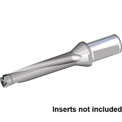 Kennametal - 5.7087" Max Drill Depth, 5xD, 1.1417" Diam, Indexable Insert Drill - 2 Inserts, 32mm Shank Diam, Whistle Notch Shank - Apex Tool & Supply