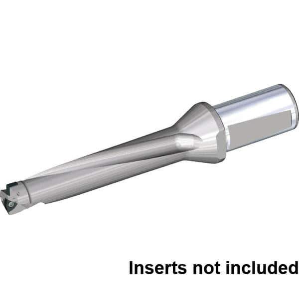 Kennametal - 8.4646" Max Drill Depth, 5xD, 1.6929" Diam, Indexable Insert Drill - 2 Inserts, 32mm Shank Diam, Whistle Notch Shank - Apex Tool & Supply