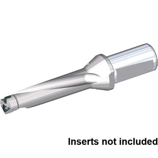 Kennametal - 2.835" Max Drill Depth, 4xD, 0.71" Diam, Indexable Insert Drill - 2 Inserts, 32mm Shank Diam, Whistle Notch Shank - Apex Tool & Supply