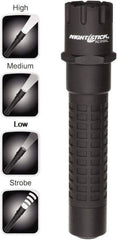 Bayco - LED Bulb, Industrial/Tactical Flashlight - Black Polycarbonate Body, CR123 Batteries - Apex Tool & Supply