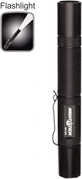 Bayco - LED Bulb, Industrial/Tactical Flashlight - Black Aluminum Body, AA Batteries - Apex Tool & Supply