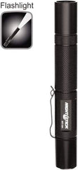 Bayco - LED Bulb, Industrial/Tactical Flashlight - Black Aluminum Body, AA Batteries - Apex Tool & Supply