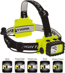 Bayco - LED Bulb, Hands-free Flashlight - Green Polycarbonate Body, AA Batteries - Apex Tool & Supply