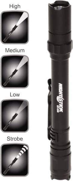 Bayco - LED Bulb, Industrial/Tactical Flashlight - Black Aluminum Body, AAA Batteries - Apex Tool & Supply