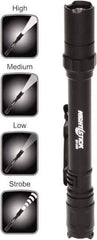 Bayco - LED Bulb, Industrial/Tactical Flashlight - Black Aluminum Body, AAA Batteries - Apex Tool & Supply