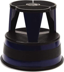 Cramer - 14-1/2" High, Navy Step Stool - Steel, 350 Lb Capacity, Type 1AA Industry Rating - Apex Tool & Supply